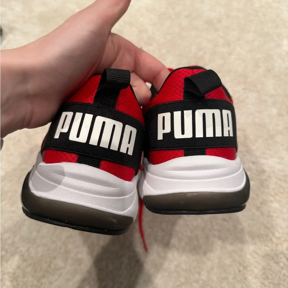 PUMA Electron E Mens Sneaker DM US High Risk RedBlack - Picture 7 of 8